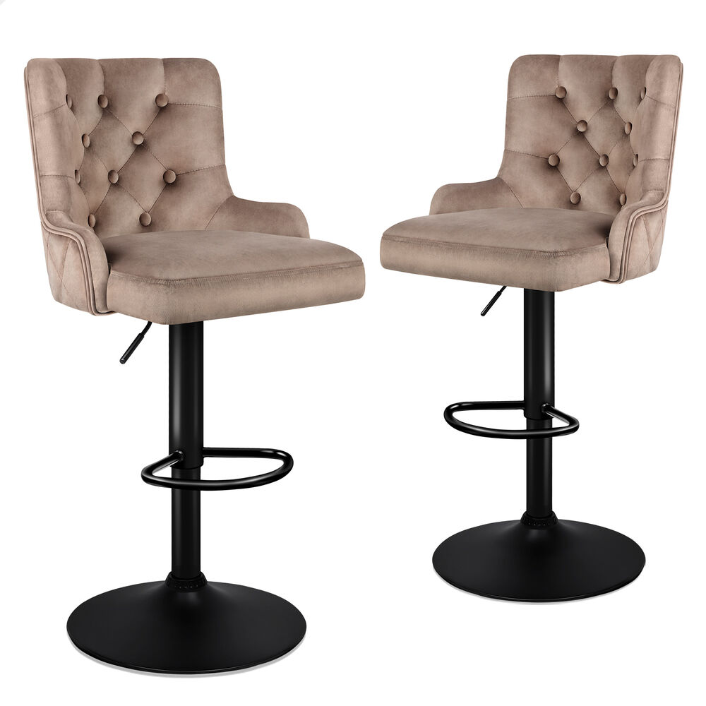 ALFORDSON Bar Stools Kitchen Swivel Dining Chairs Gas Lift Leather/Fabric - Picture 812 of 1,456