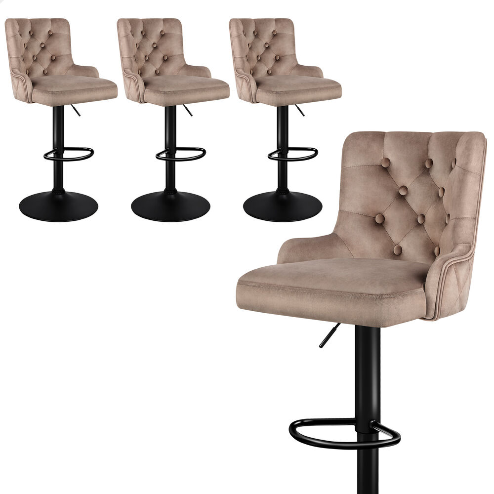ALFORDSON Bar Stools Kitchen Swivel Dining Chairs Gas Lift Leather/Fabric - Picture 824 of 1,456
