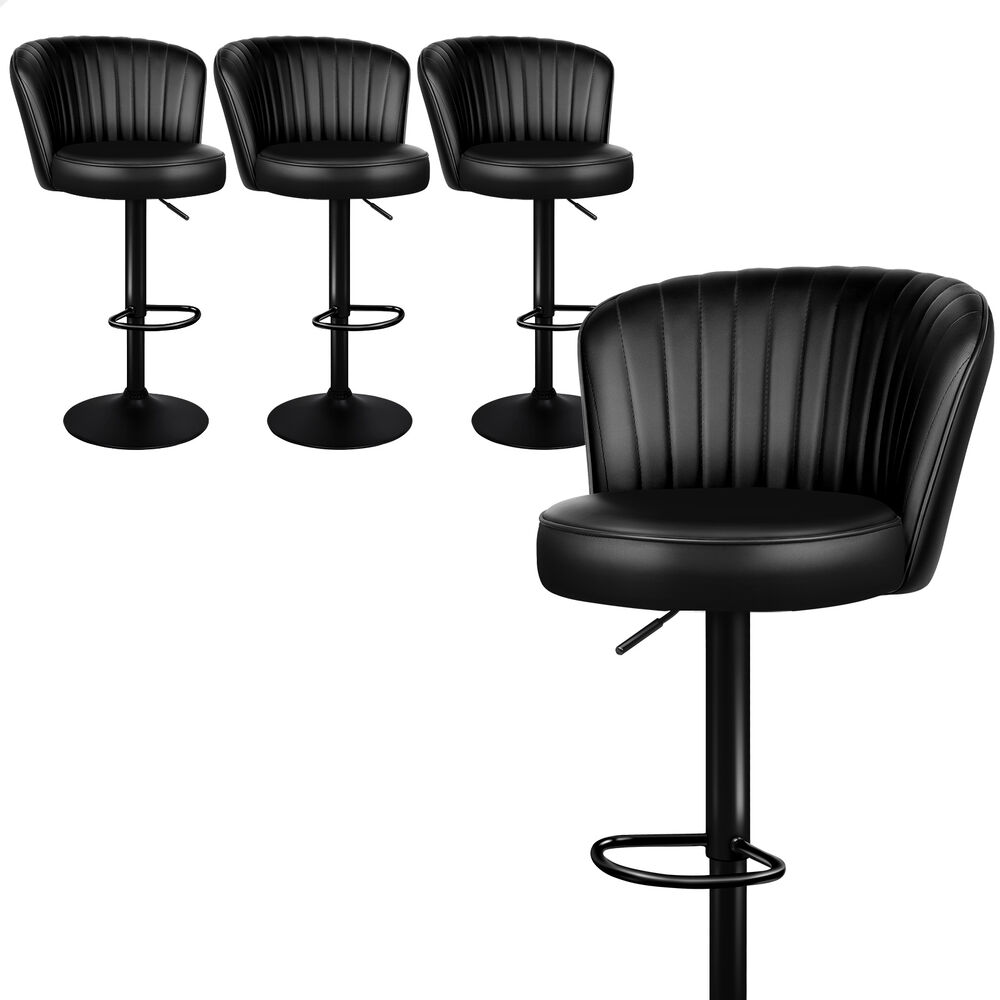 ALFORDSON Bar Stools Kitchen Swivel Dining Chairs Gas Lift Leather/Fabric - Picture 216 of 1,456