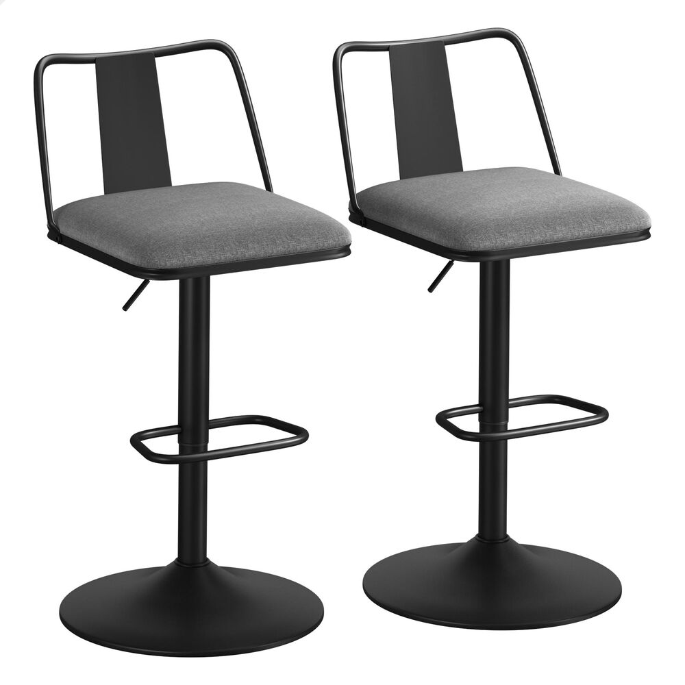 ALFORDSON Bar Stools Kitchen Swivel Dining Chairs Gas Lift Leather/Fabric - Picture 884 of 1,456