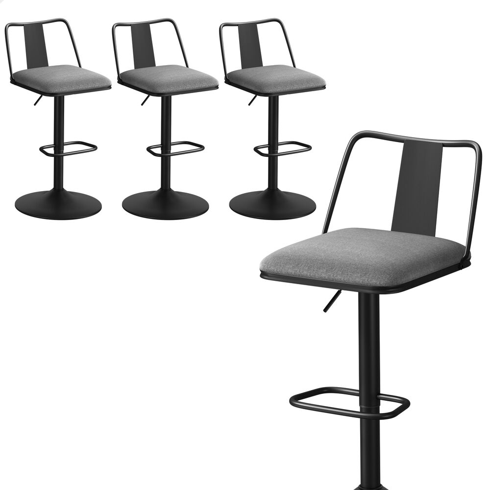 ALFORDSON Bar Stools Kitchen Swivel Dining Chairs Gas Lift Leather/Fabric - Picture 896 of 1,456