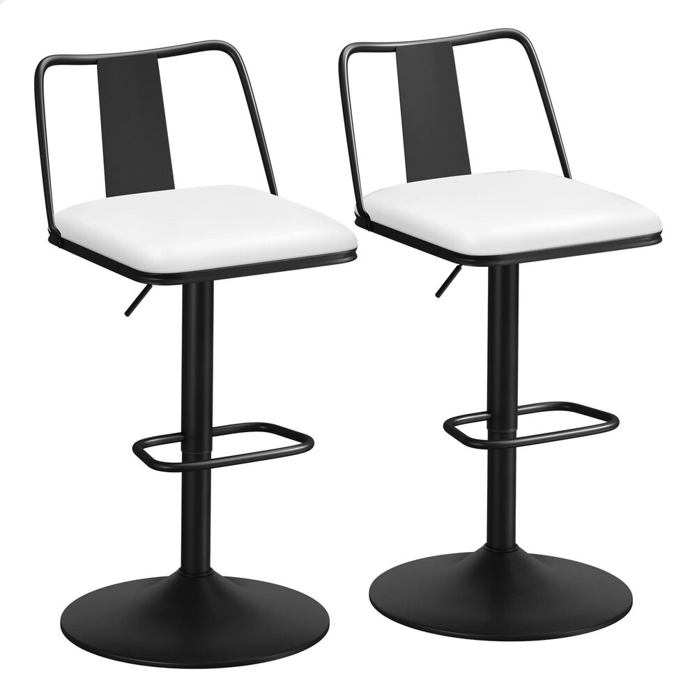 ALFORDSON Bar Stools Kitchen Swivel Dining Chairs Gas Lift Leather/Fabric - Picture 908 of 1,456