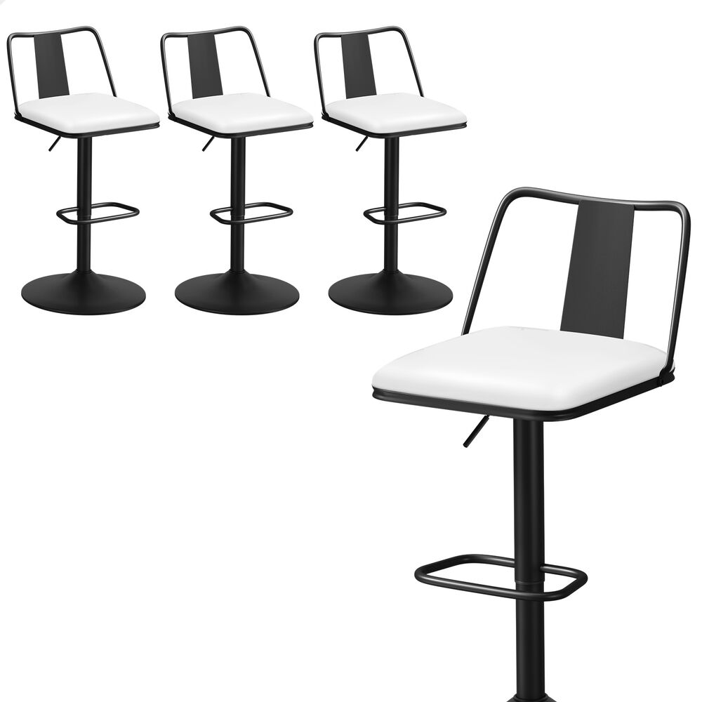 ALFORDSON Bar Stools Kitchen Swivel Dining Chairs Gas Lift Leather/Fabric - Picture 920 of 1,456