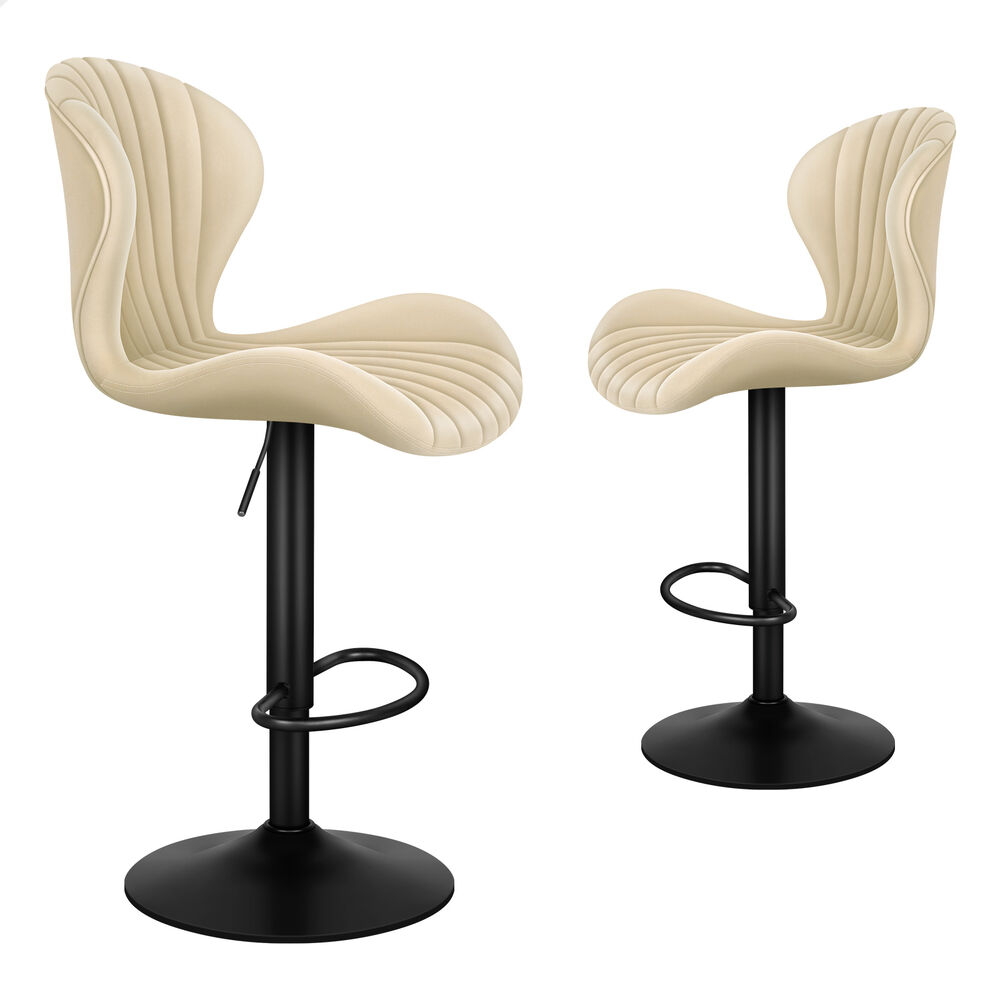 ALFORDSON Bar Stools Kitchen Swivel Dining Chairs Gas Lift Leather/Fabric - Picture 716 of 1,456