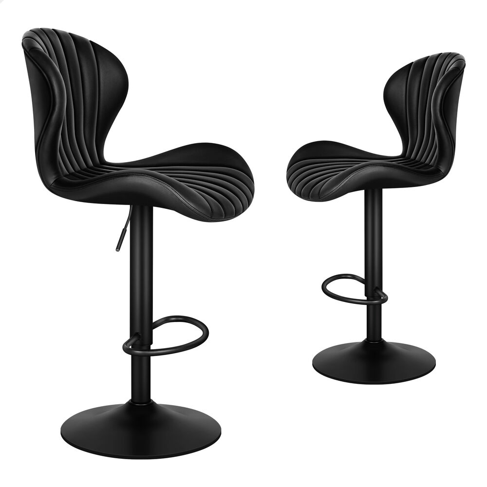 ALFORDSON Bar Stools Kitchen Swivel Dining Chairs Gas Lift Leather/Fabric - Picture 740 of 1,456