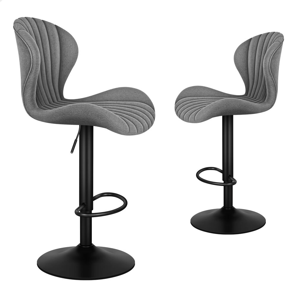 ALFORDSON Bar Stools Kitchen Swivel Dining Chairs Gas Lift Leather/Fabric - Picture 788 of 1,456