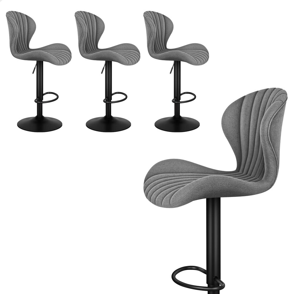 ALFORDSON Bar Stools Kitchen Swivel Dining Chairs Gas Lift Leather/Fabric - Picture 800 of 1,456
