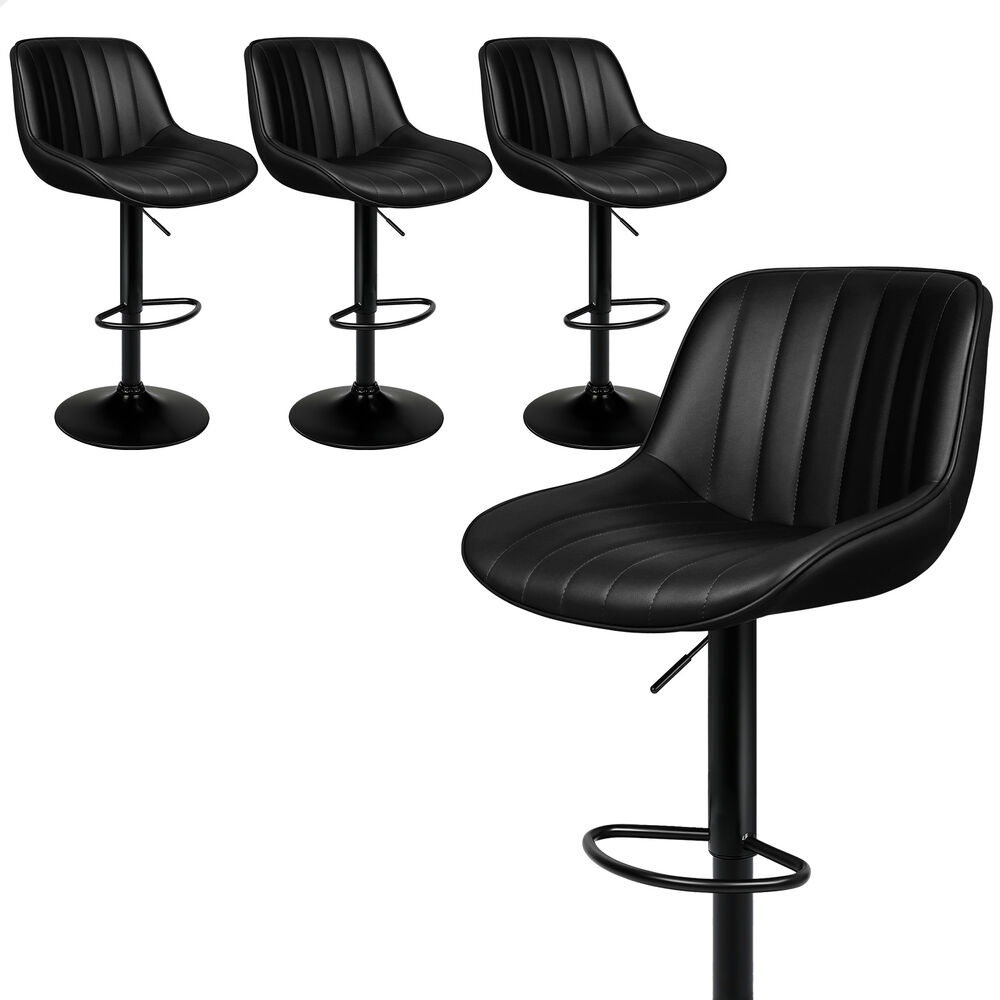 ALFORDSON Bar Stools Kitchen Swivel Dining Chairs Gas Lift Leather/Fabric - Picture 512 of 1,456