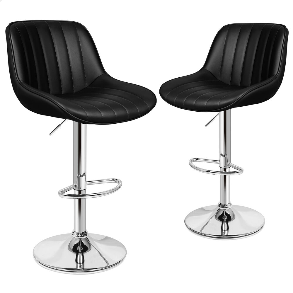 ALFORDSON Bar Stools Kitchen Swivel Dining Chairs Gas Lift Leather/Fabric - Picture 524 of 1,456