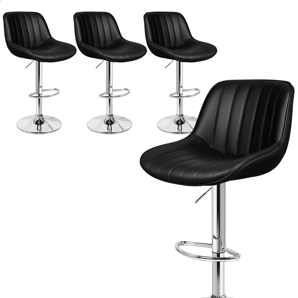 ALFORDSON Bar Stools Kitchen Swivel Dining Chairs Gas Lift Leather/Fabric - Picture 536 of 1,456