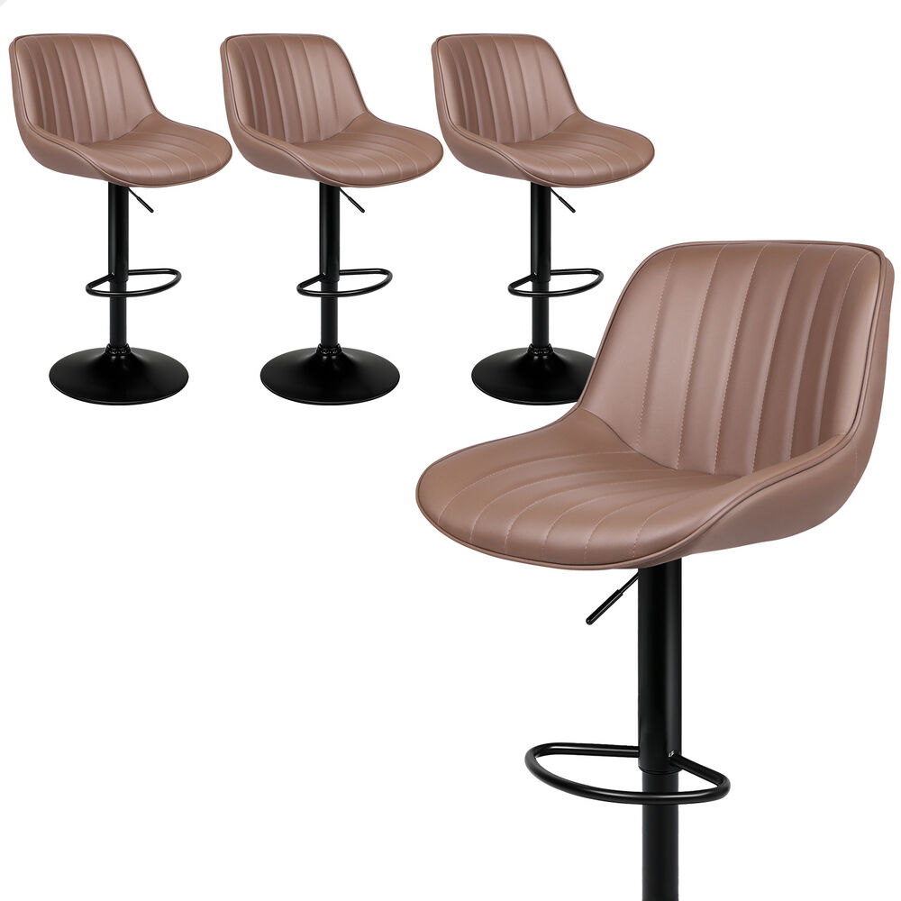 ALFORDSON Bar Stools Kitchen Swivel Dining Chairs Gas Lift Leather/Fabric - Picture 560 of 1,456