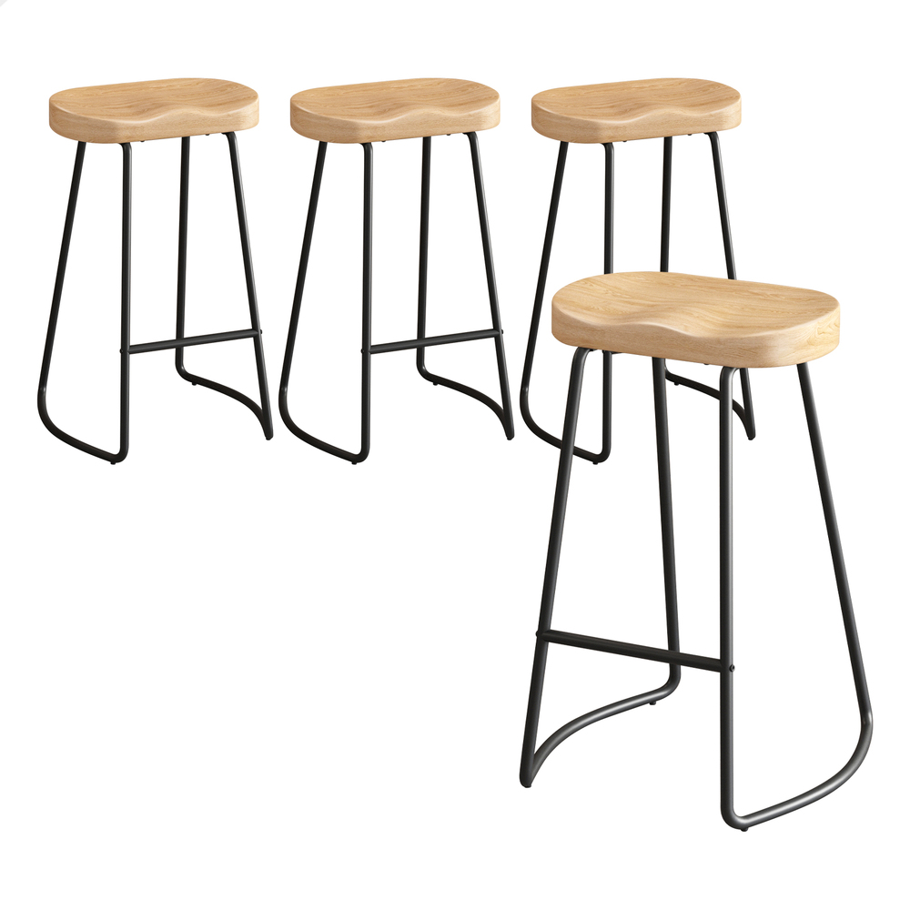 ALFORDSON Tractor Bar Stools Kitchen Wooden Vintage Retro Industrial Chairs - Picture 147 of 169