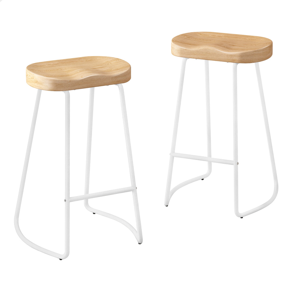 ALFORDSON Tractor Bar Stools Kitchen Wooden Vintage Retro Industrial Chairs - Picture 158 of 169