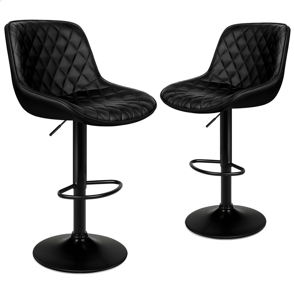 ALFORDSON Bar Stools Kitchen Swivel Dining Chairs Gas Lift Leather/Fabric - Picture 932 of 1,456
