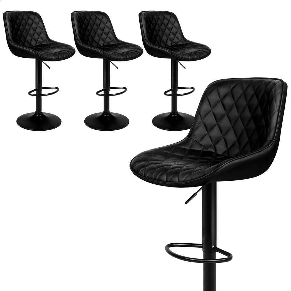 ALFORDSON Bar Stools Kitchen Swivel Dining Chairs Gas Lift Leather/Fabric - Picture 944 of 1,456