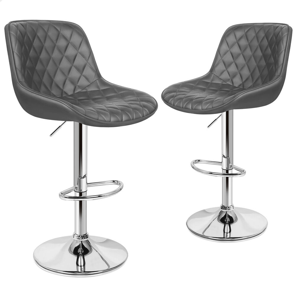 ALFORDSON Bar Stools Kitchen Swivel Dining Chairs Gas Lift Leather/Fabric - Picture 980 of 1,456