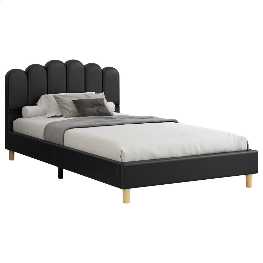 ALFORDSON Bed Frame Queen Double King Single Mattress Base Leather Fabric - Picture 137 of 245