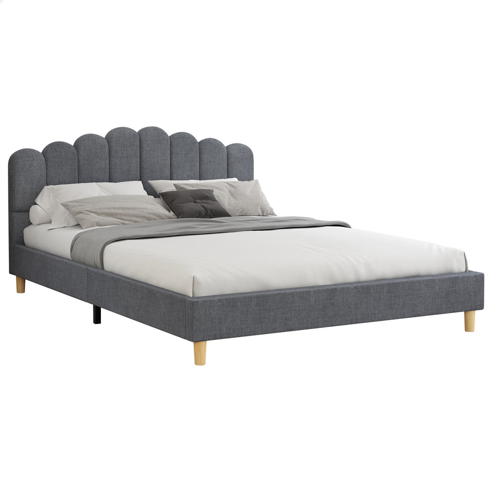 ALFORDSON Bed Frame Queen Double King Single Mattress Base Leather Fabric - Picture 173 of 245
