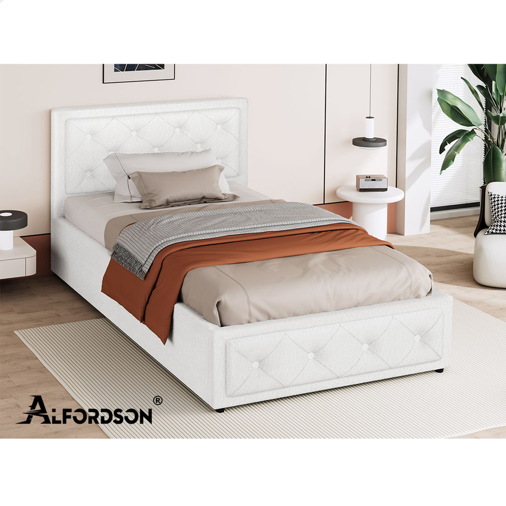 ALFORDSON Bed Frame Queen Double King Single Full Size Gas Lift Storage Base - Picture 109 of 193