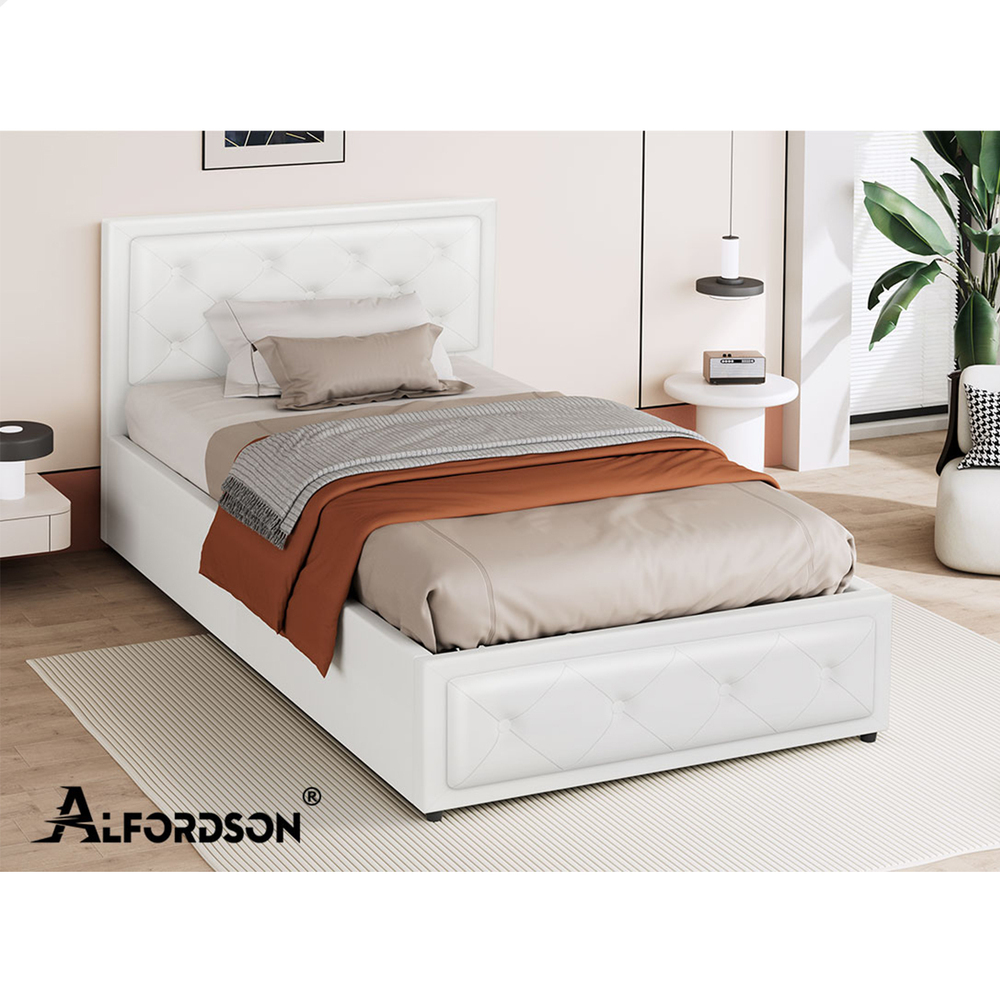 ALFORDSON Bed Frame Queen Double King Single Full Size Gas Lift Storage Base - Picture 145 of 193