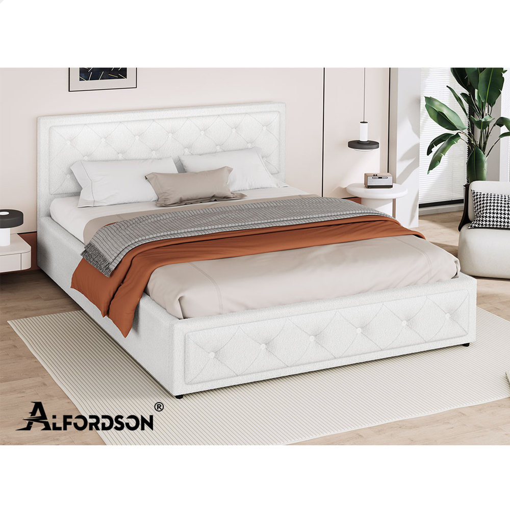 ALFORDSON Bed Frame Queen Double King Single Full Size Gas Lift Storage Base - Picture 157 of 193