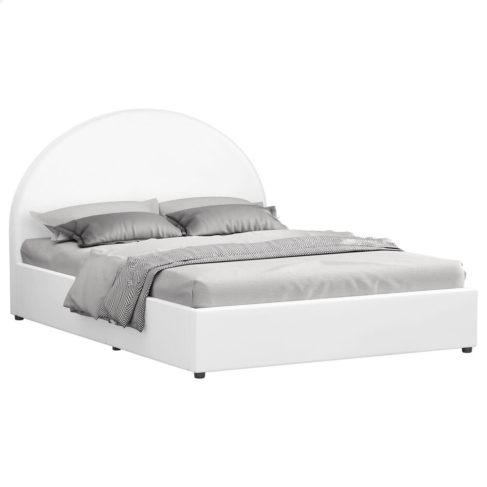 ALFORDSON Bed Frame Queen Double King Single Gas Lift-up Storage Leather Boucle - Picture 195 of 239