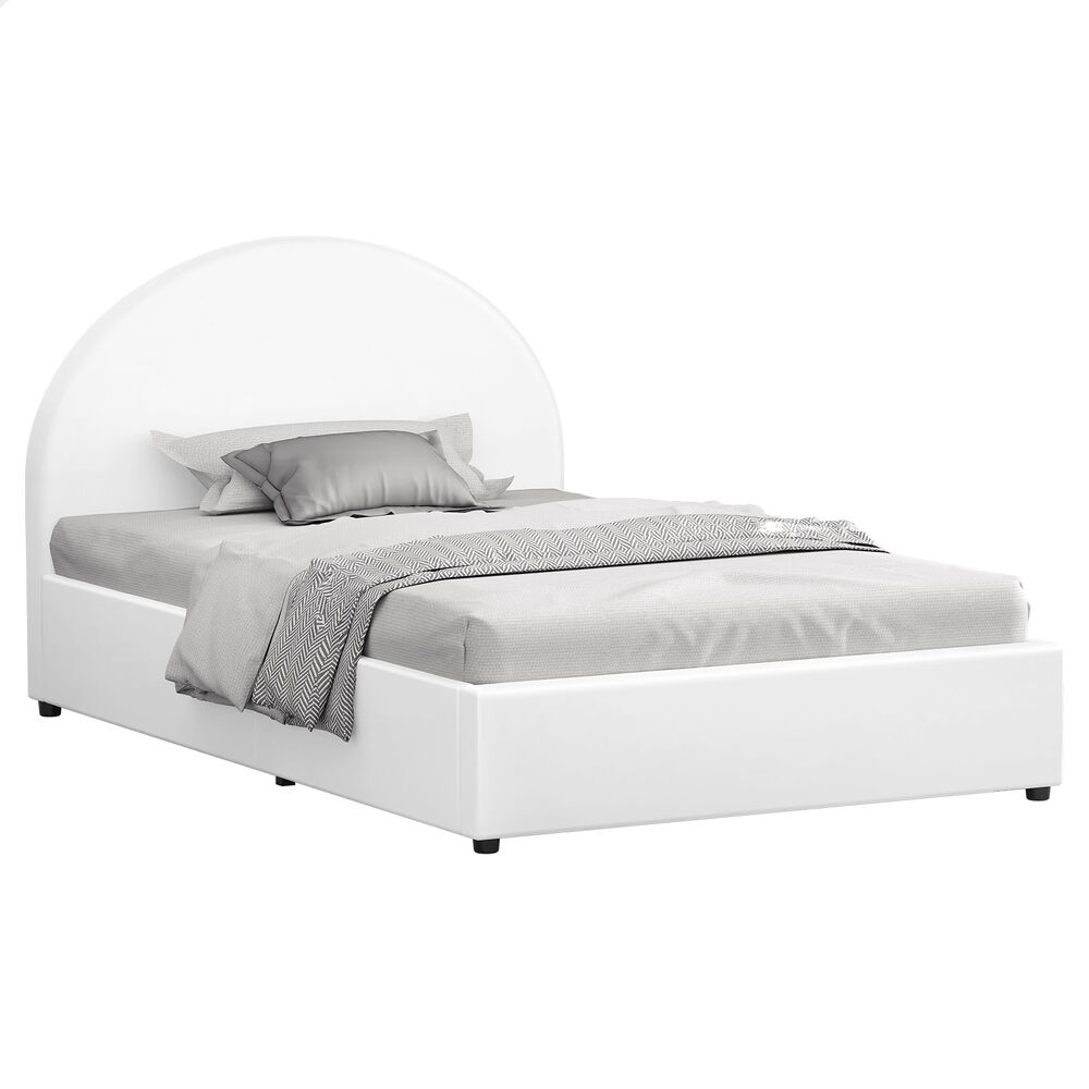 ALFORDSON Bed Frame Queen Double King Single Gas Lift-up Storage Leather Boucle - Picture 239 of 239