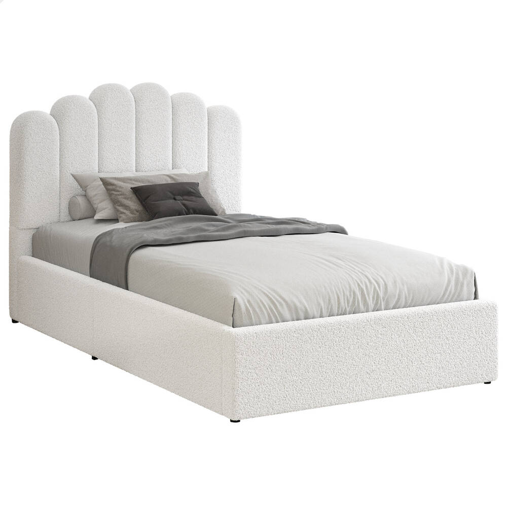 ALFORDSON Bed Frame Queen Double King Single Gas Lift Storage Leather Boucle - Picture 113 of 244