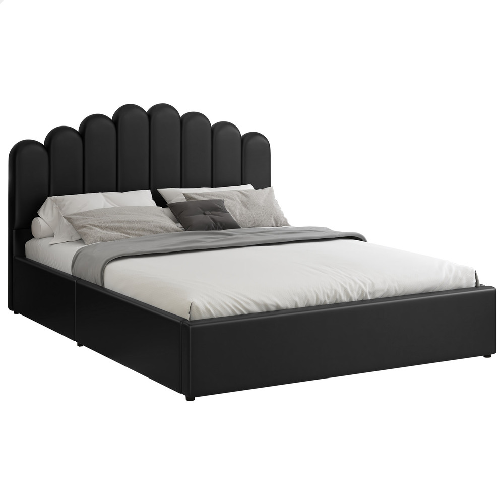 ALFORDSON Bed Frame Queen Double King Single Gas Lift Storage Leather Boucle - Picture 184 of 244
