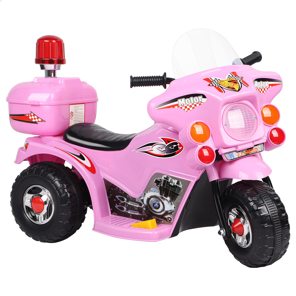 ALFORDSON Kids Ride On Car Police Motorcycle Electric Toy 25W Motor MP3 Lights - Picture 25 of 37