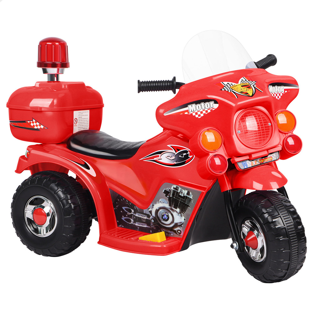 ALFORDSON Kids Ride On Car Police Motorcycle Electric Toy 25W Motor MP3 Lights - Picture 37 of 37