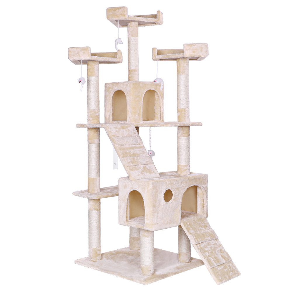 BEASTIE Cat Tree Scratching Post Scratcher Tower Condo House Furniture Bed Stand - Picture 286 of 474