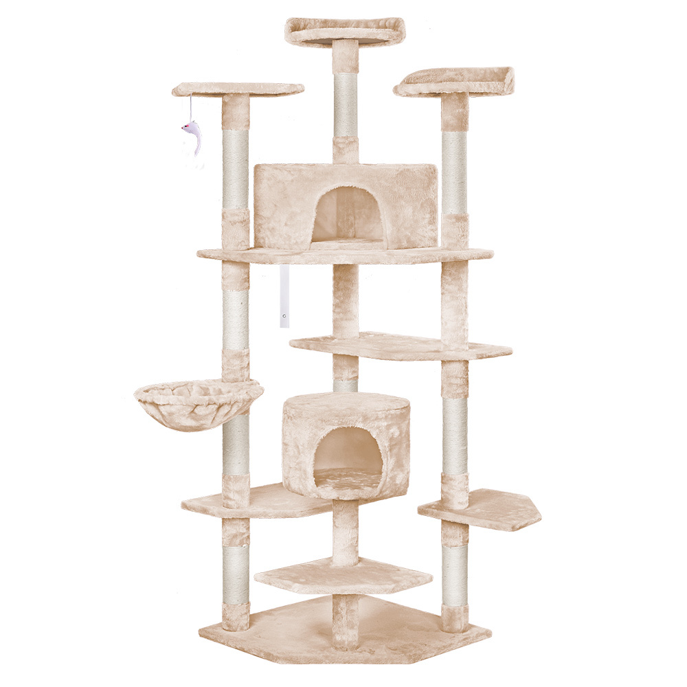 BEASTIE Cat Tree Scratching Post Scratcher Tower Condo House Furniture Bed Stand - Picture 330 of 474