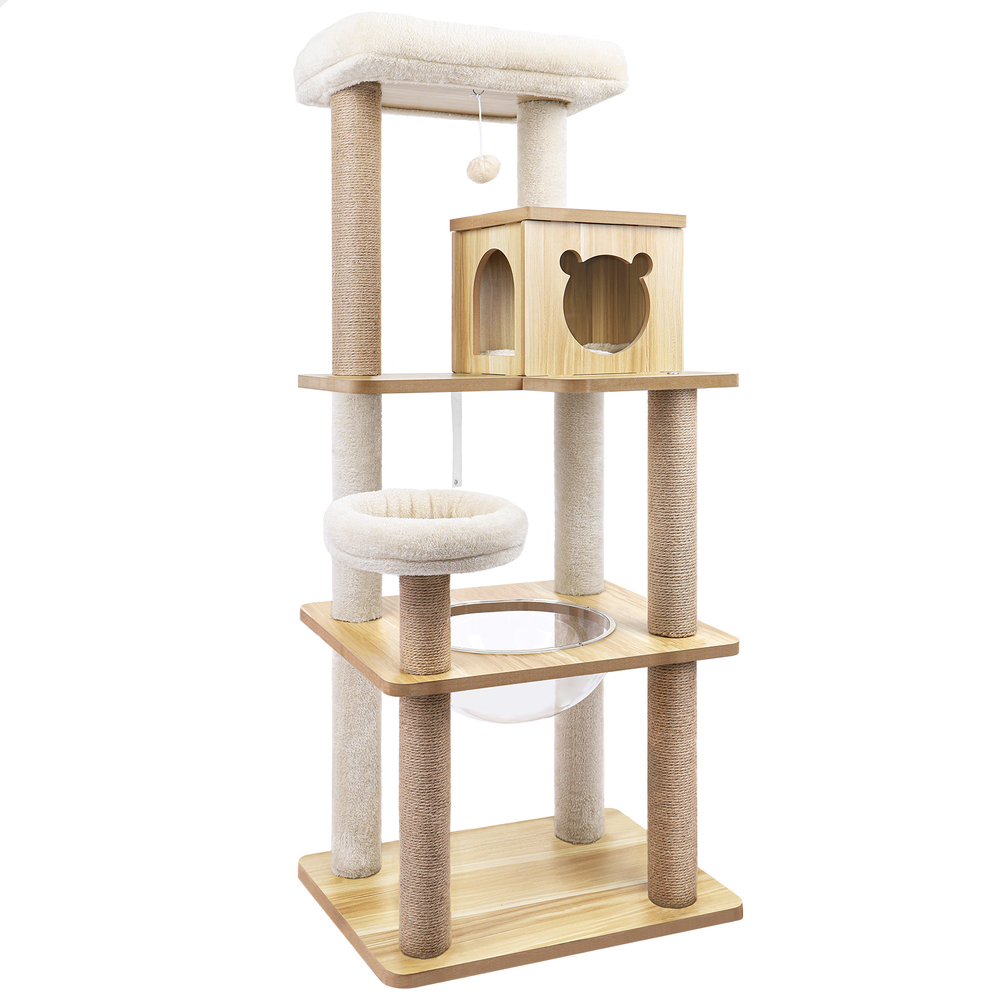 BEASTIE Cat Tree Scratching Post Scratcher Tower Condo House Furniture Bed Stand - Picture 462 of 474