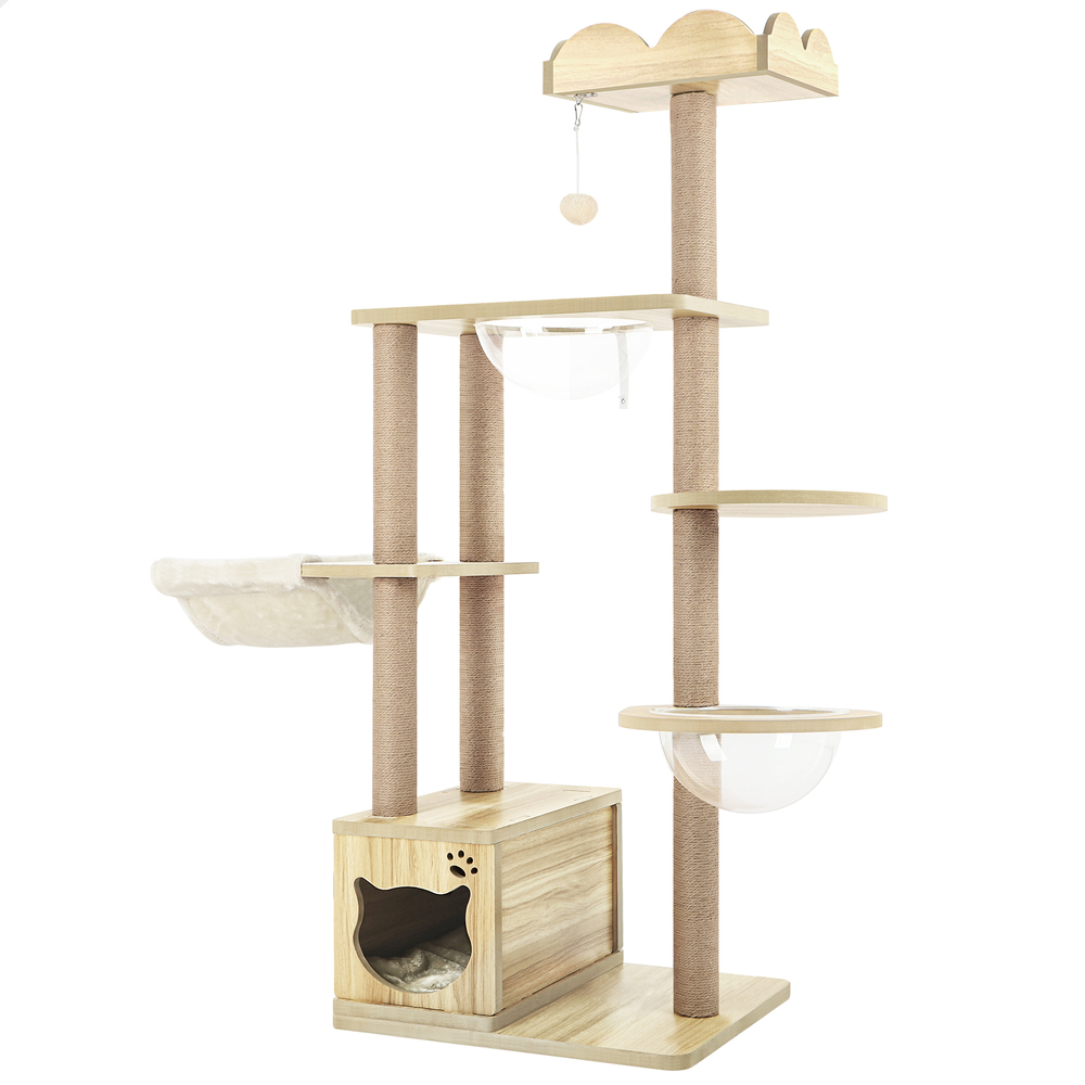 BEASTIE Cat Tree Scratching Post Scratcher Tower Condo House Furniture Bed Stand - Picture 264 of 474