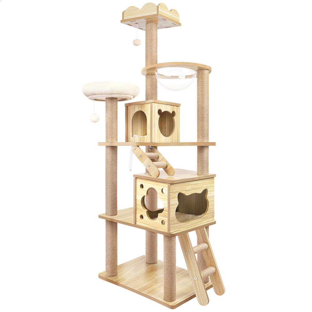 BEASTIE Cat Tree Scratching Post Scratcher Tower Condo House Furniture Bed Stand - Picture 474 of 474