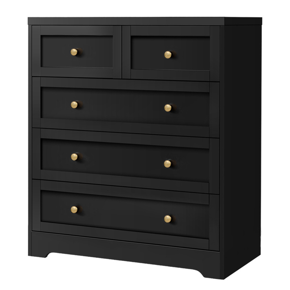 ALFORDSON 5 Chest of Drawers Hamptons Storage Cabinet Dresser Tallboy - Picture 22 of 34