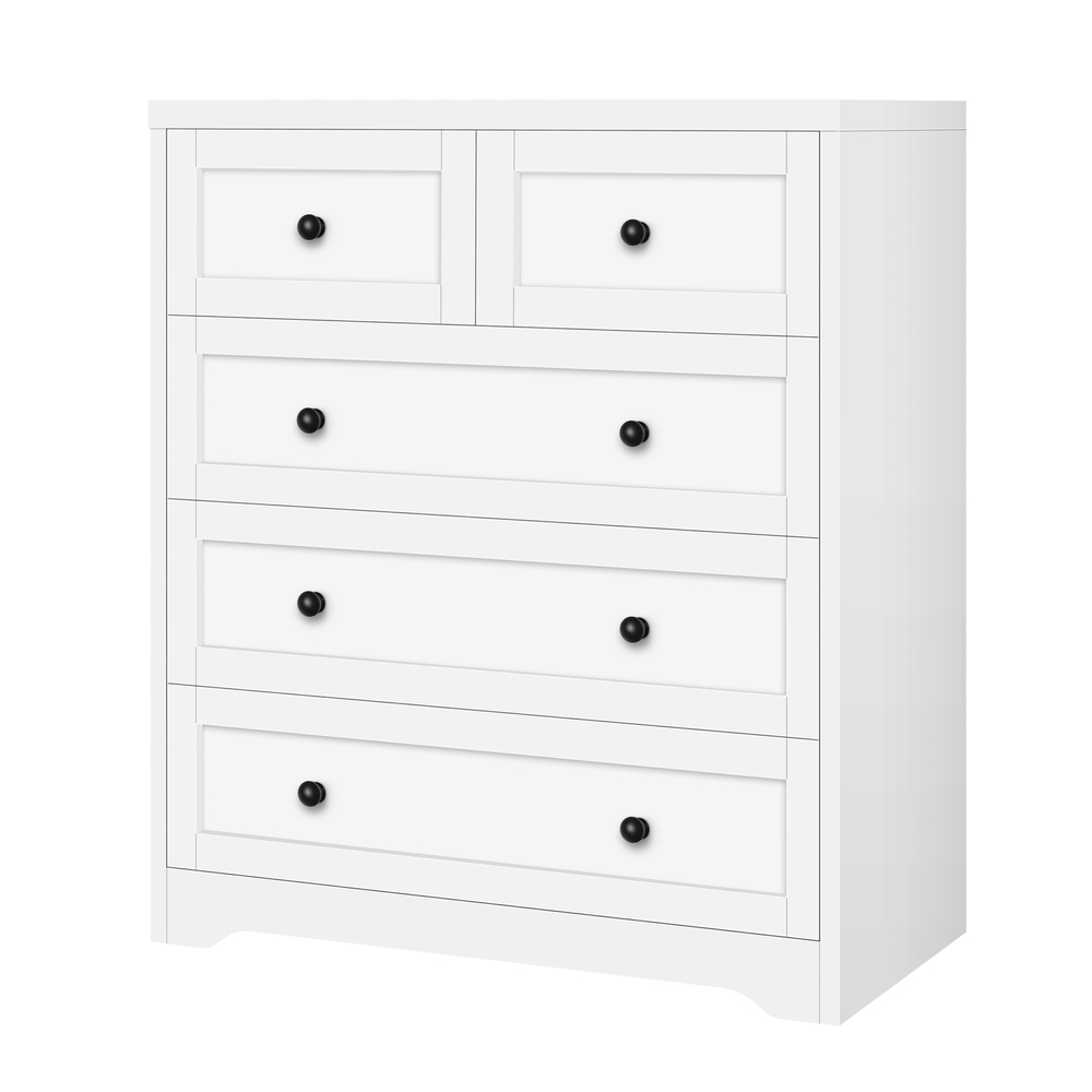 ALFORDSON 5 Chest of Drawers Hamptons Storage Cabinet Dresser Tallboy - Picture 34 of 34