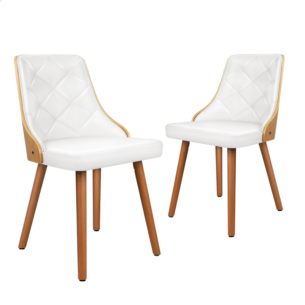 ALFORDSON Dining Chairs Kitchen Swivel PU Leather Sherpa Velvet Wooden x1/x2/x4 - Picture 88 of 592
