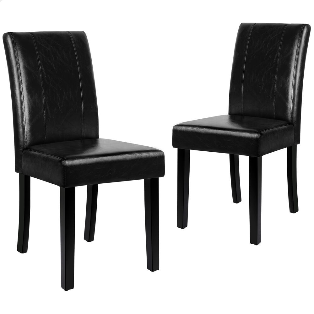 ALFORDSON Dining Chairs Kitchen Chair Retro High-Back Fabric Leather Wooden x2/4 - Picture 57 of 112