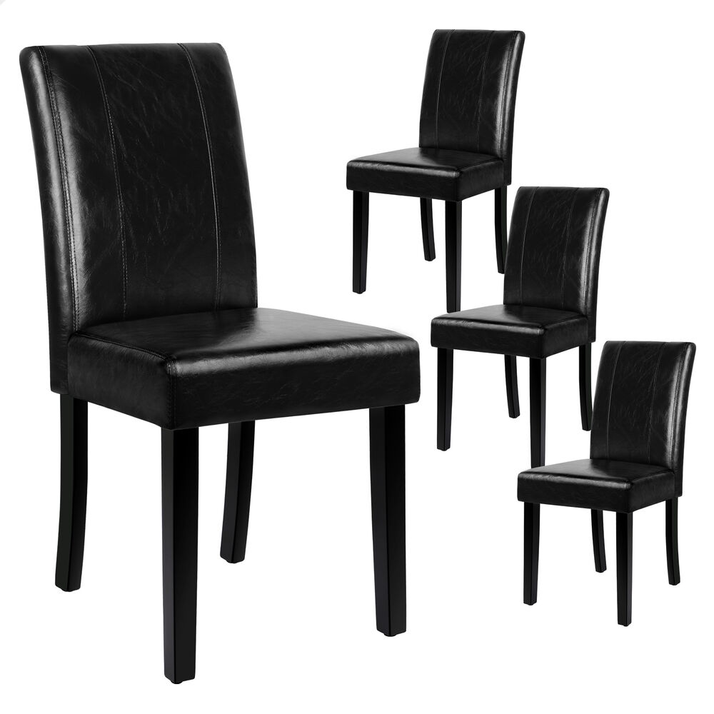 ALFORDSON Dining Chairs Kitchen Chair Retro High-Back Fabric Leather Wooden x2/4 - Picture 68 of 112