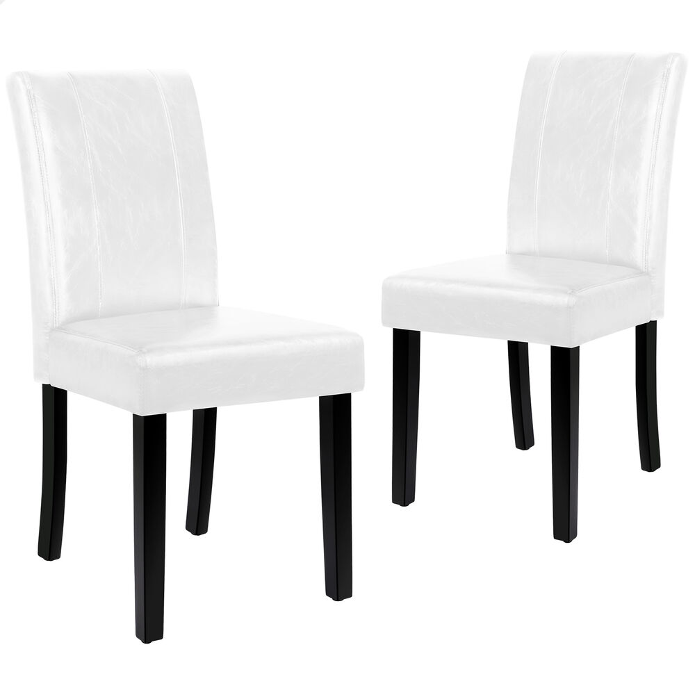 ALFORDSON Dining Chairs Kitchen Chair Retro High-Back Fabric Leather Wooden x2/4 - Picture 79 of 112