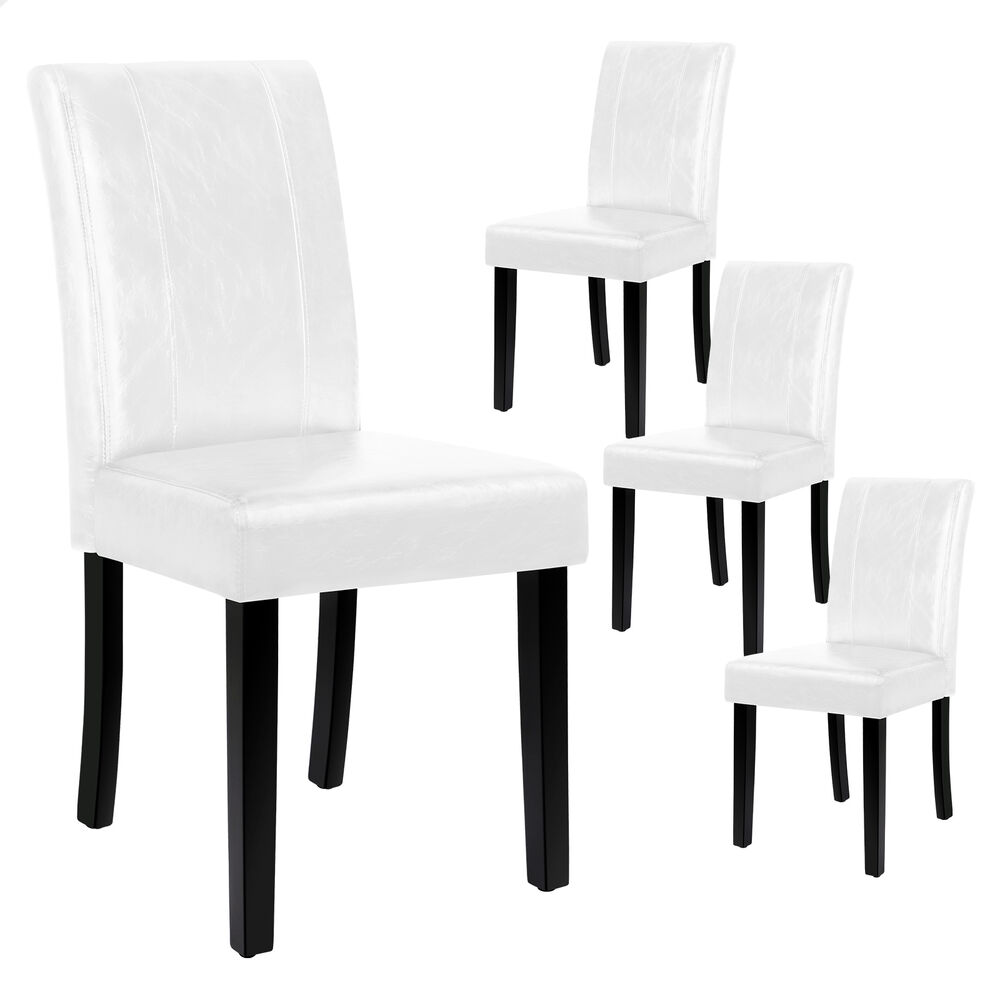ALFORDSON Dining Chairs Kitchen Chair Retro High-Back Fabric Leather Wooden x2/4 - Picture 90 of 112