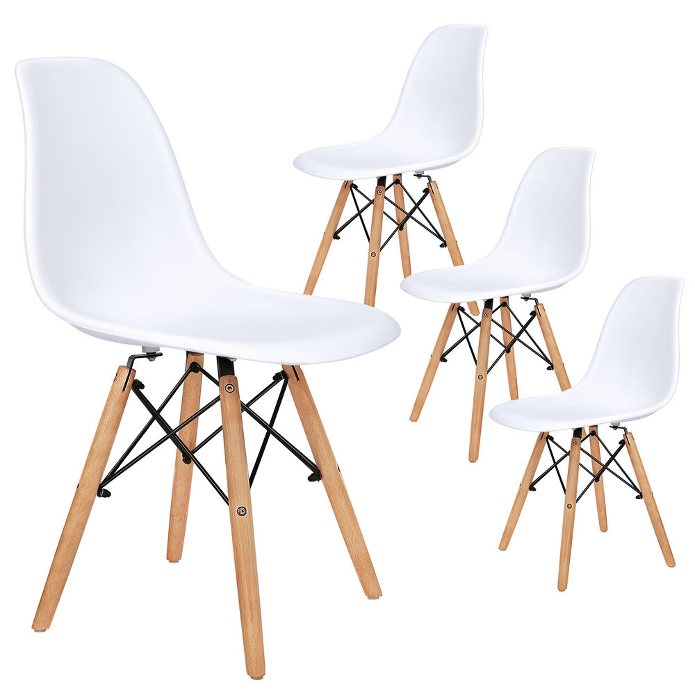 ALFORDSON 4x Dining Chairs Retro Steel Kitchen Lounge Cafe Side Solid Wood PP - Picture 57 of 68