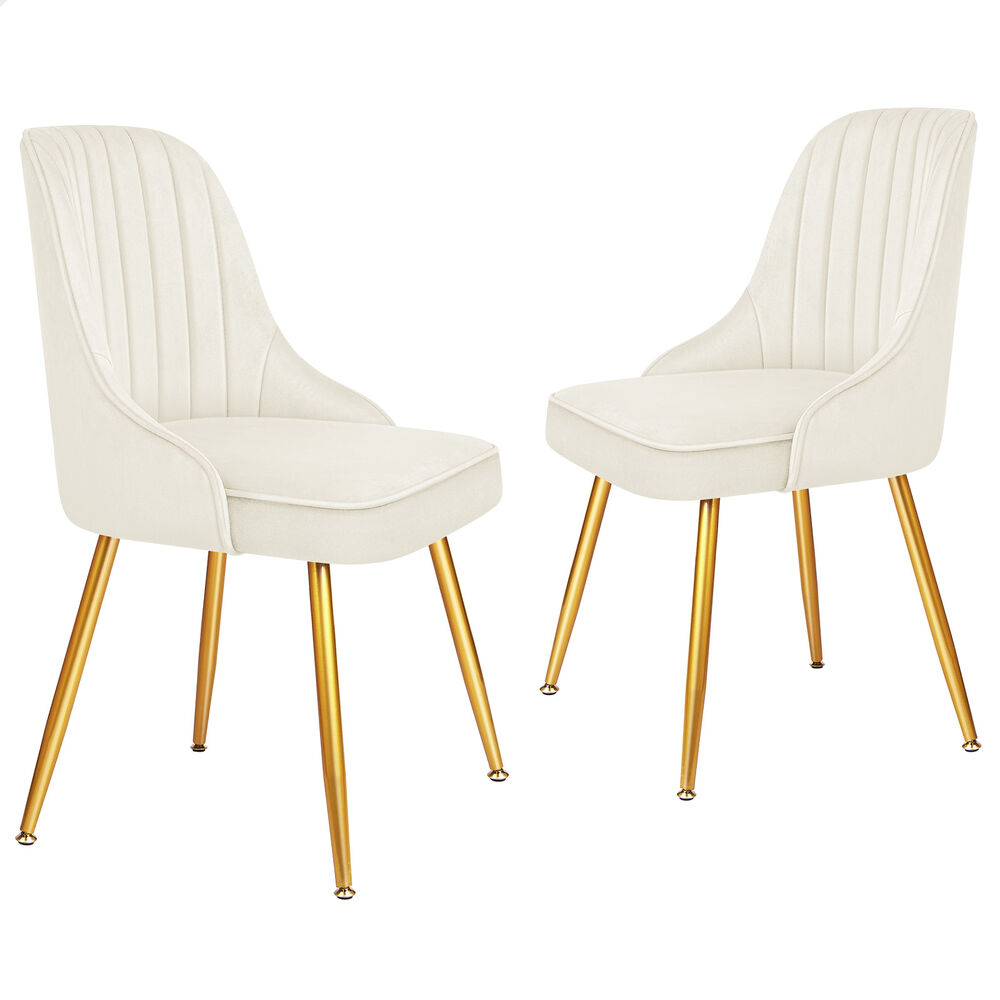 ALFORDSON Dining Chairs Kitchen Accent Lounge Padded Tufted Seat Velvet x2/x4 - Picture 35 of 121