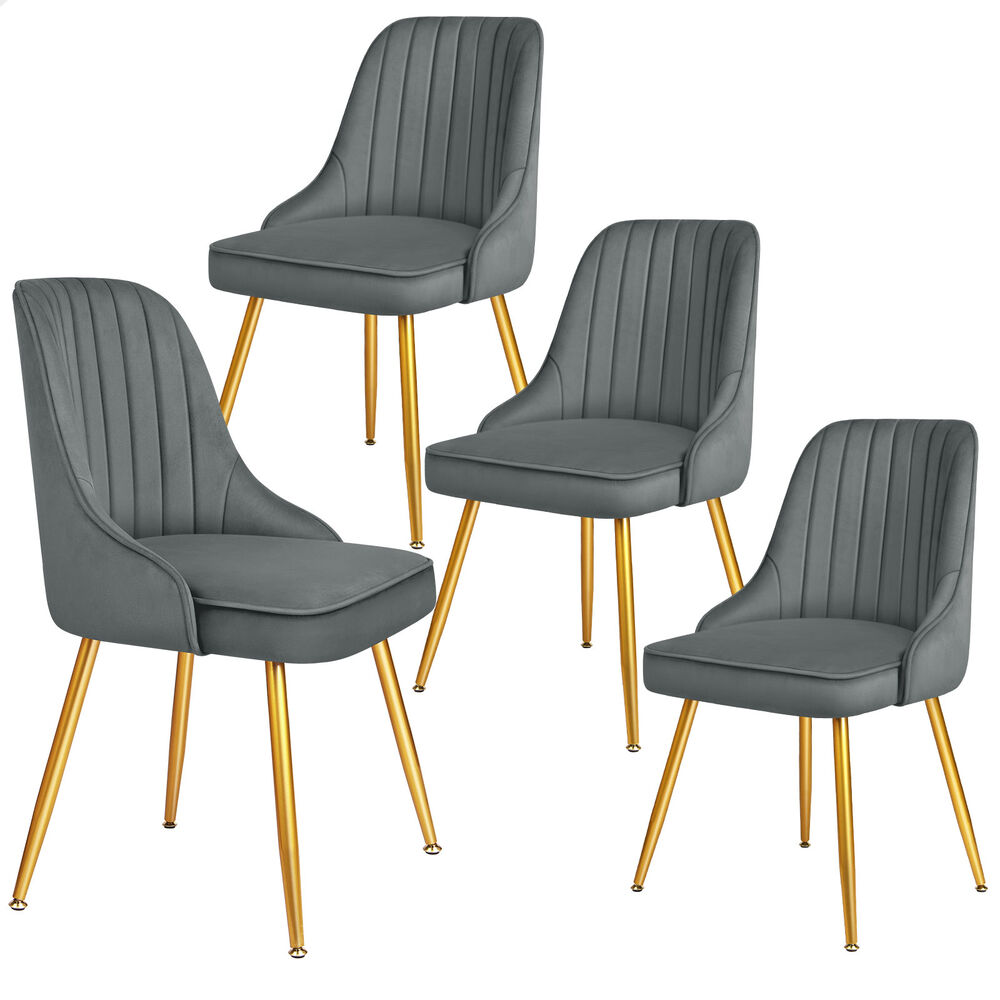 ALFORDSON Dining Chairs Kitchen Accent Lounge Padded Tufted Seat Velvet x2/x4 - Picture 24 of 121