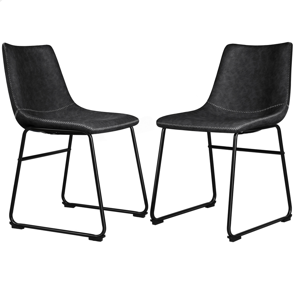 ALFORDSON Dining Chairs Kitchen Swivel PU Leather Sherpa Velvet Wooden x1/x2/x4 - Picture 520 of 592