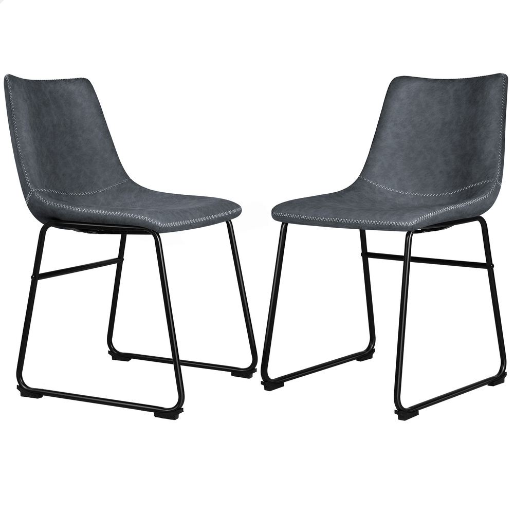 ALFORDSON Dining Chairs Kitchen Swivel PU Leather Sherpa Velvet Wooden x1/x2/x4 - Picture 556 of 592
