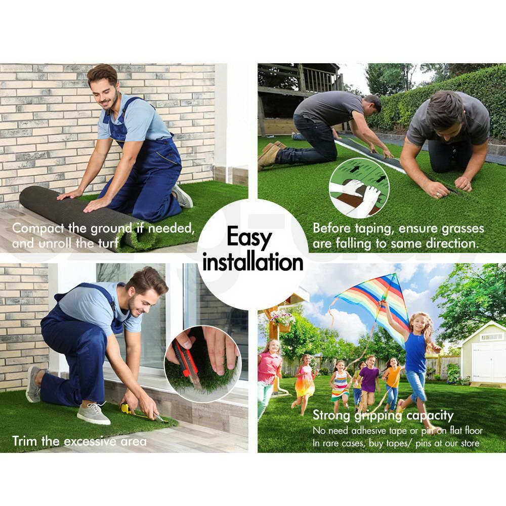 OTANIC Artificial Grass 10-20SQM 12/18/35/45mm Synthetic Turf Fake Lawn Plant - Picture 24 of 204