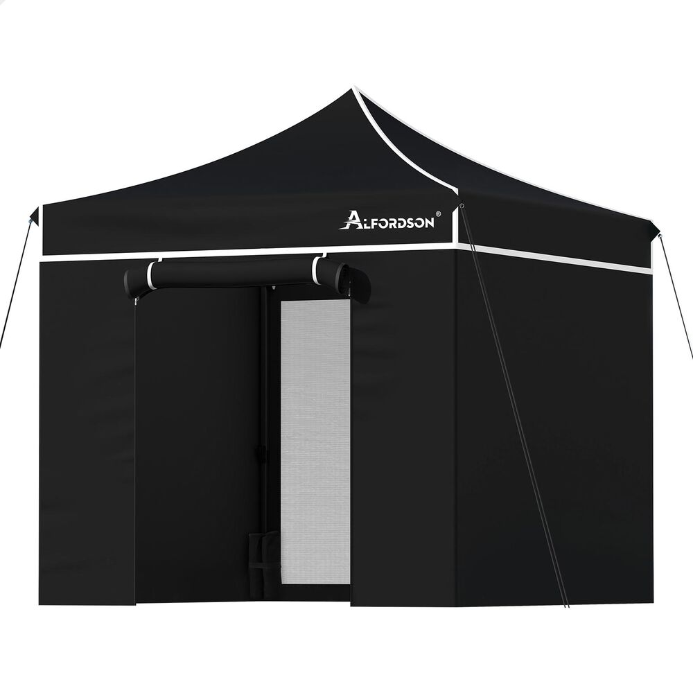 ALFORDSON Gazebo 3x3m Pop Up PE Mesh Marquee Outdoor Folding Tent Wedding Canopy - Picture 88 of 160
